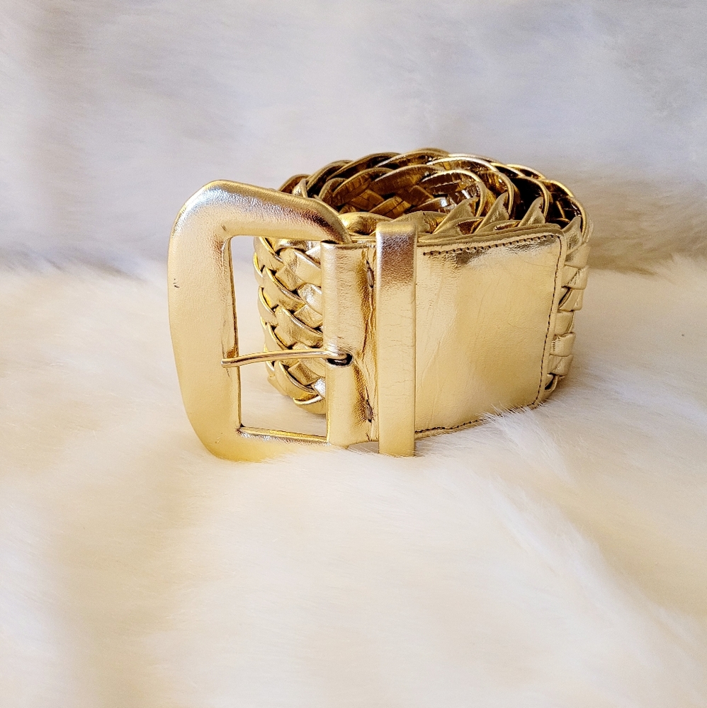 Gold woven Belt